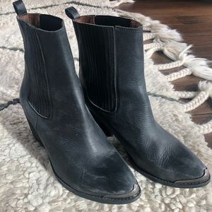 Jeffrey Campbell metal-tipped leather boots